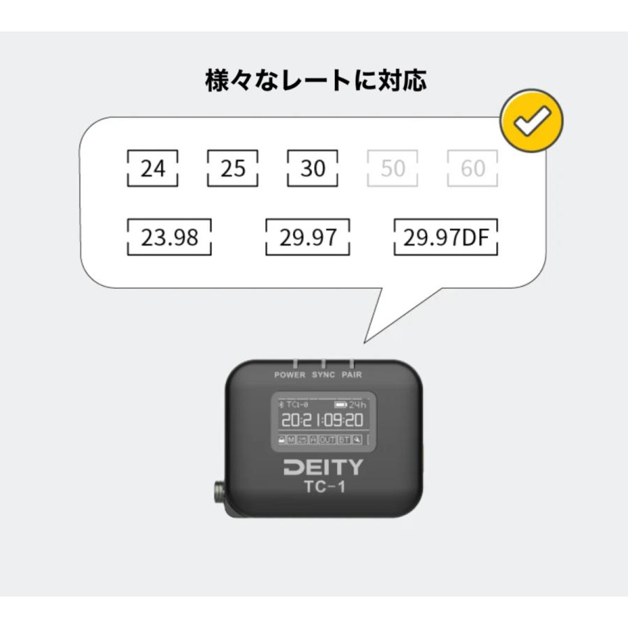 【並行輸入品】Deity TC-1 Kit タイムコード TCリンク 3台セット ケーブル付属 Timecode box【新製品】｜yiwustore2｜08