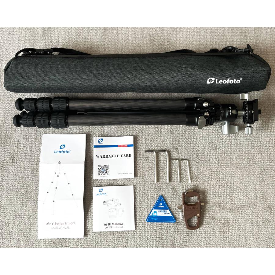 並行輸入品】レオフォト Leofoto LY-224C + LH-25R (Mr.Y) 超 並行輸入品】レオフォト Leofoto LY-224C + LH-25R (Mr.Y) 超