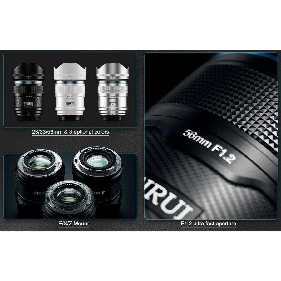 並行輸入品】シルイ SIRUI Sniper 33/35/56mm 3本セット f/1.2