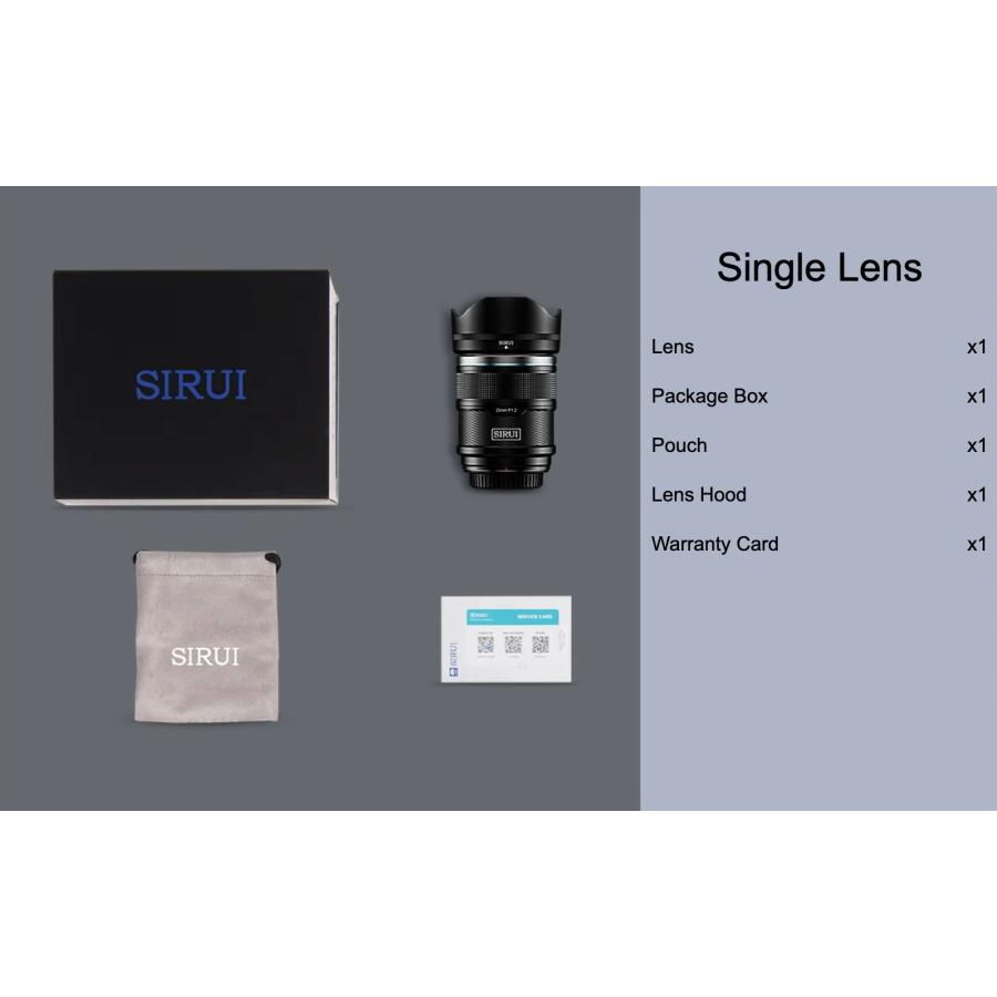 並行輸入品】シルイ SIRUI Sniper 75mm f/1.2 スナイパーシリーズ