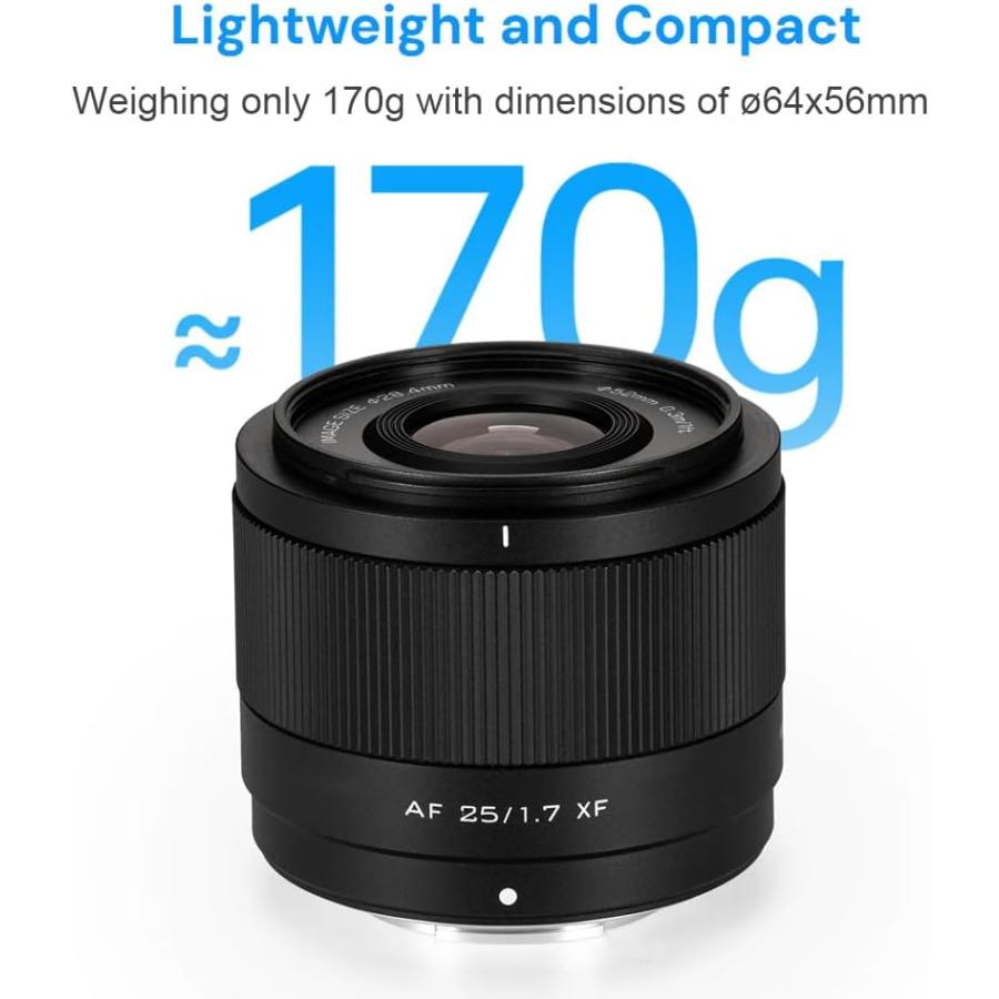 並行輸入品】Viltrox AF 25mm F1.7 air 単焦点レンズ 大口径 軽量 小型