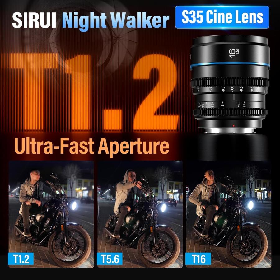 並行輸入品】シルイ SIRUI Nightwalker 16mm T1.2 S35 ナイト