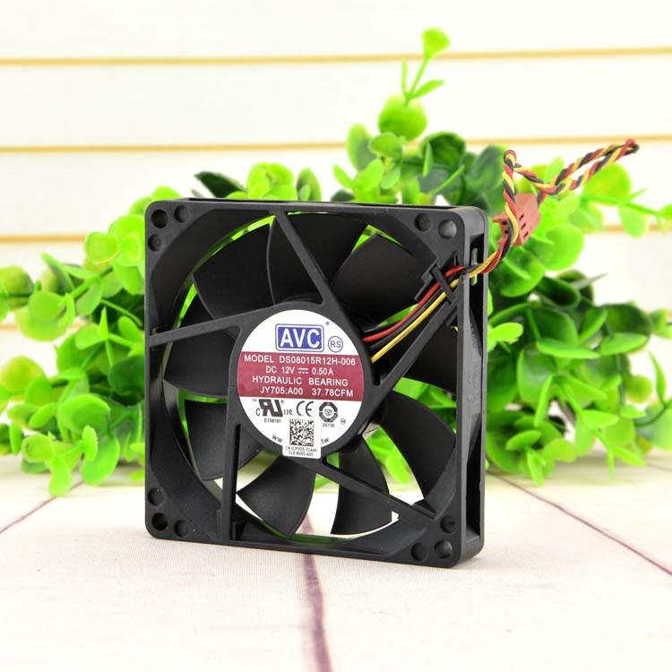 AVC C8025R12HB 12V 0.25A 8CM 8025 CPUファン デル マザーボード用 3