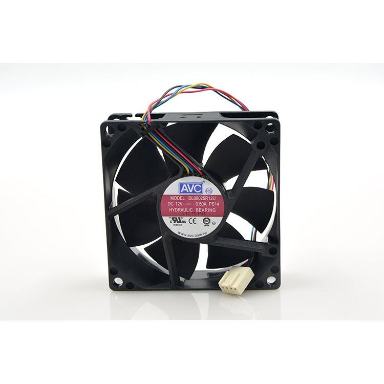 AVC 8025 12V 0.50A DL08025R12U CPUファン 4ピン 4線 PWM