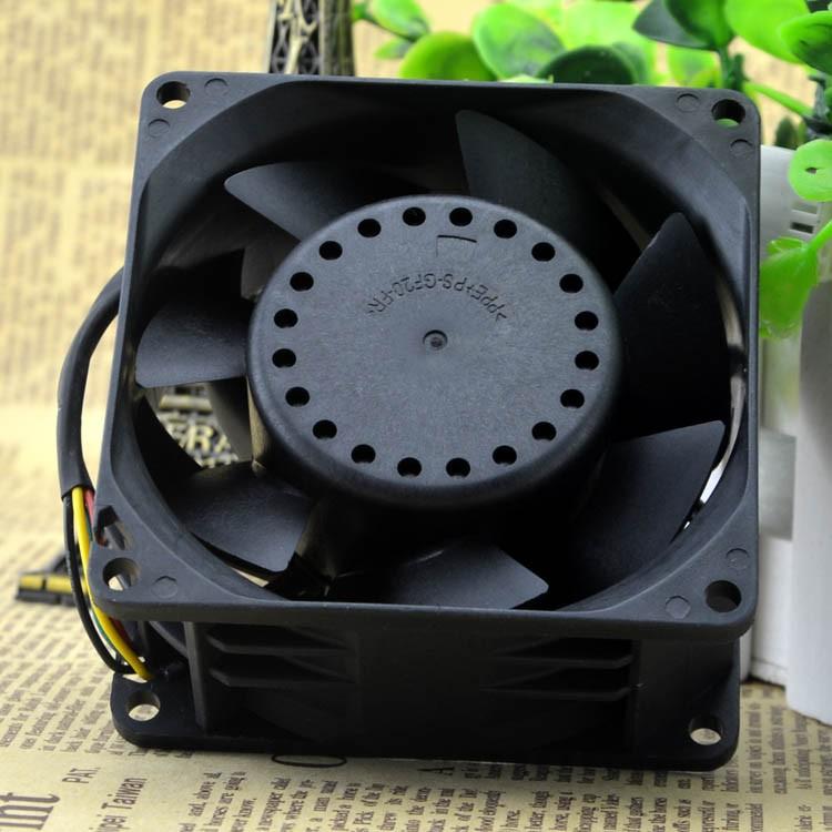 ファン子⑧ DELTA PFR0812XHE 8CM 8038 12V 4.9A CPUファン 4ピン PWM