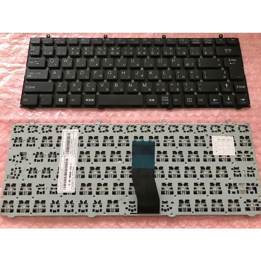 純正新品 Clevo W230SS W230ST W230SD 日本語キーボード 黒 枠無