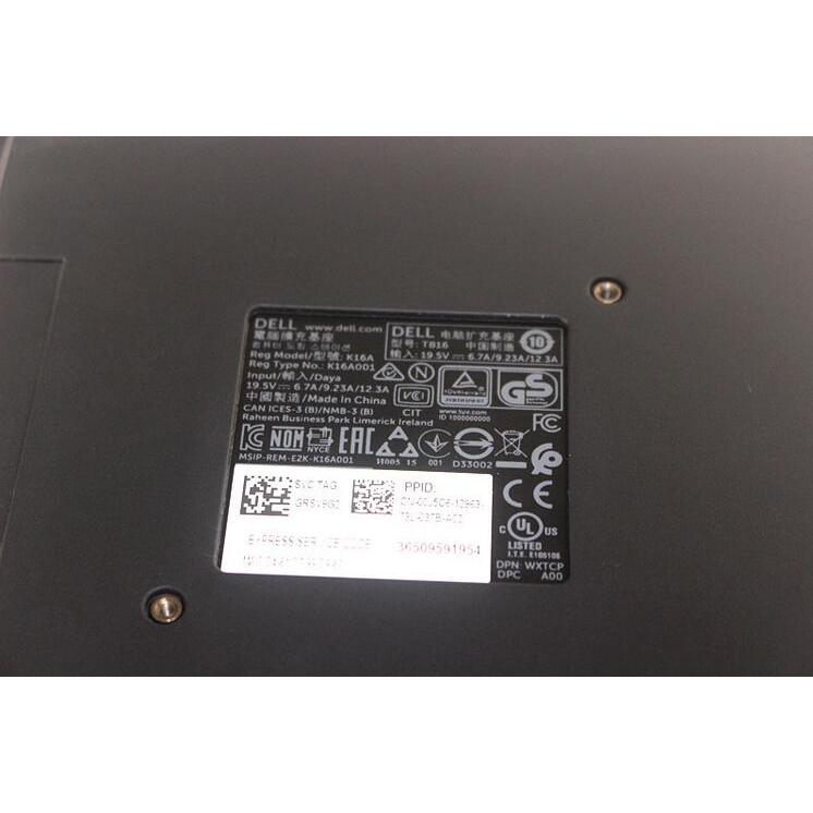 新品 Dell Thunderbolt TB16 USB 4K Type-C ドッキングステーション