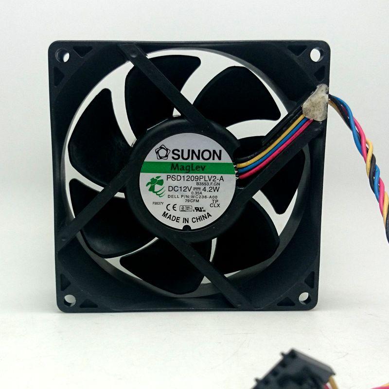 新品 DELL WC236-A00 SUNON 9cm 9032 12V 4.2W 4線 CPUファン