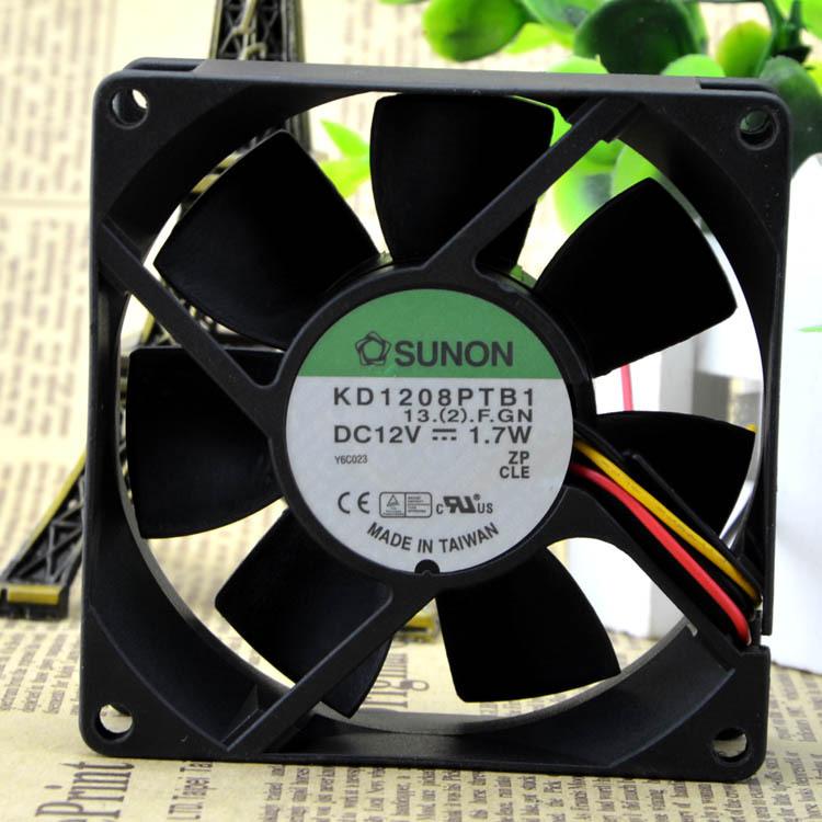 新品 SUNON 8CM CPUファン 8025 12V 1.7W KD1208PTB1 : EmonoStore