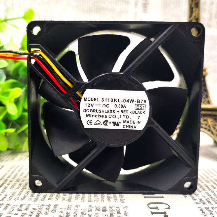 CYRMZAY Compatible per NMB-MAT 3110KL-05W-B50 24V 0.15A 8025 6CM 2-Wire cooling Ventilatore