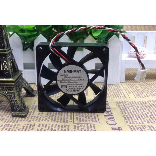 電気ファン 新品 NMB 2806KL-04W-B89 12V 0.65A 7cm 7015 IBM CPU ファン