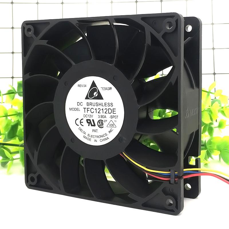 Ventilateur Delta 12cm 12V BFB1212GH - 4 Broches PWM - Pour Refroidissement PC Ou Serveur - Haute Performance