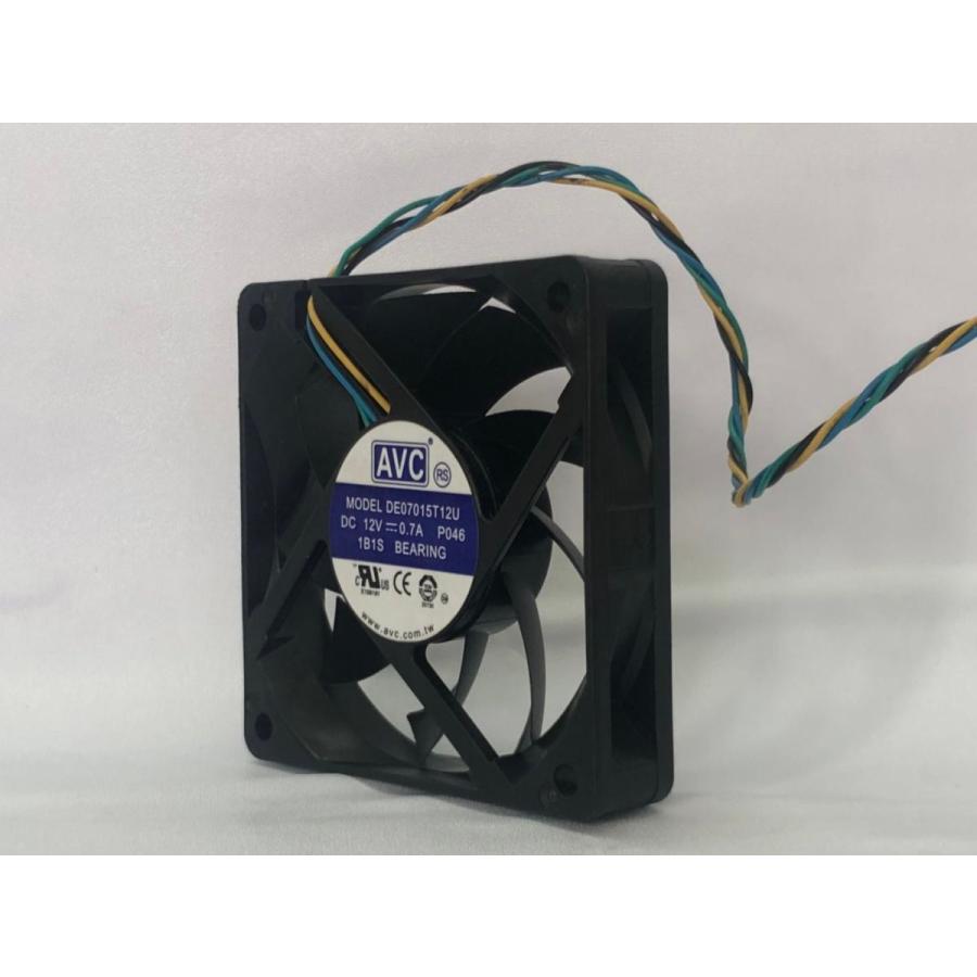 DE07015B12U DC 12V 0.7A 70x70x15mm 70mm 4-wire Server Square Cooling Fan  for AVC - AliExpress 7 70mm PWM軸流ファン AVC DE07015B12L 7cmコンピュータケースCPU冷却ファン x 15mm ヒートシンククー