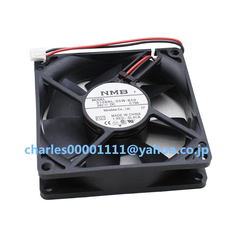 新品 3108NL-05W-B50/B59 NMB 24V 0.19A 8020 8CM 冷却ファン 80*80