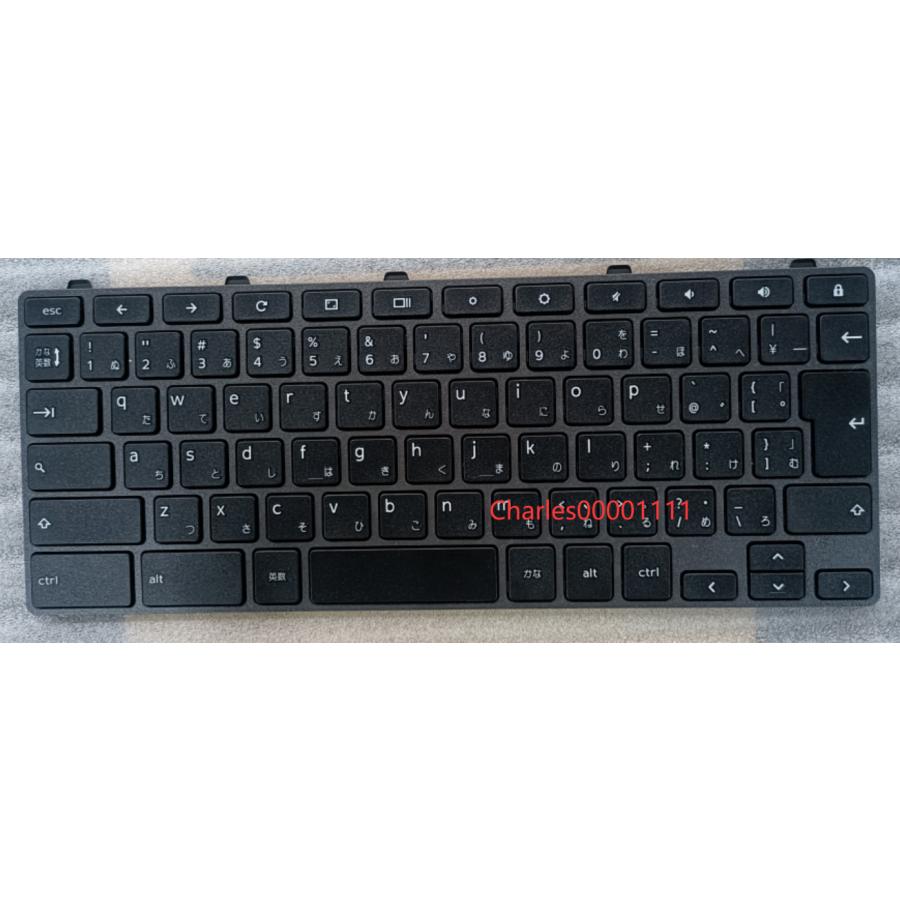 DELL Chromebook 日本語配列 新品 Dell Chromebook 11 3100 3110 5190 日本語キーボード 黒 バック