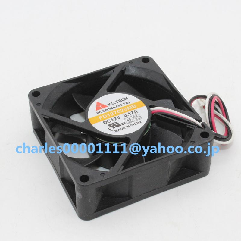 新品 Y.S FD127025MB YEN SUN 12V 0.17A 7025 7CM 冷却ファン