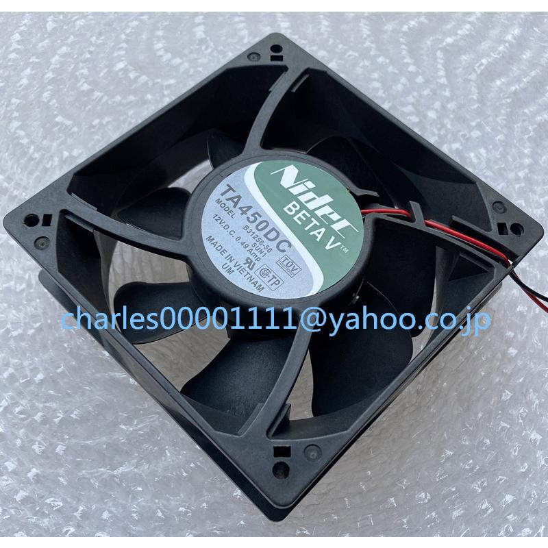新品 Nidec TA450DC B31256-56 12038 12CM 12V 冷却ファン