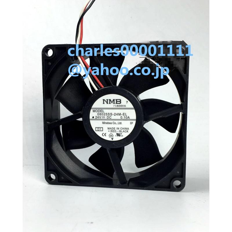 新品 08025SS-24M-EL NMB 8025 24V 8CM 冷却ファン : EmonoStore 