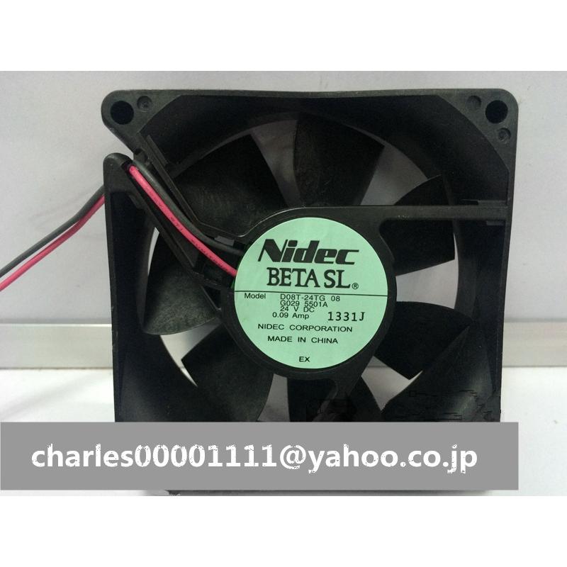 新品 NIDEC D08T-24TG 8025 24V 0.08A 8CM 冷却ファン : EmonoStore