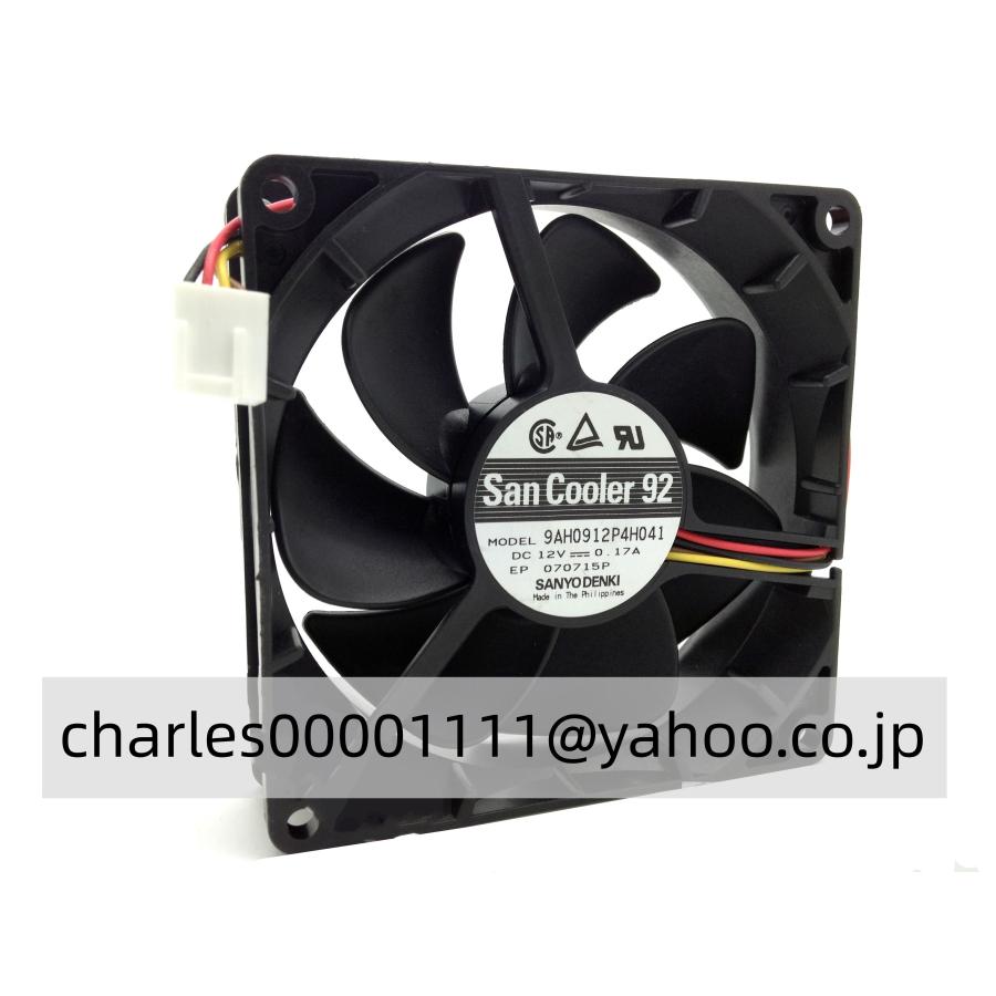 SANYO 9025 PWM 9CM 12V 0.17A 9AH0912P4H041 ファン : EmonoStore