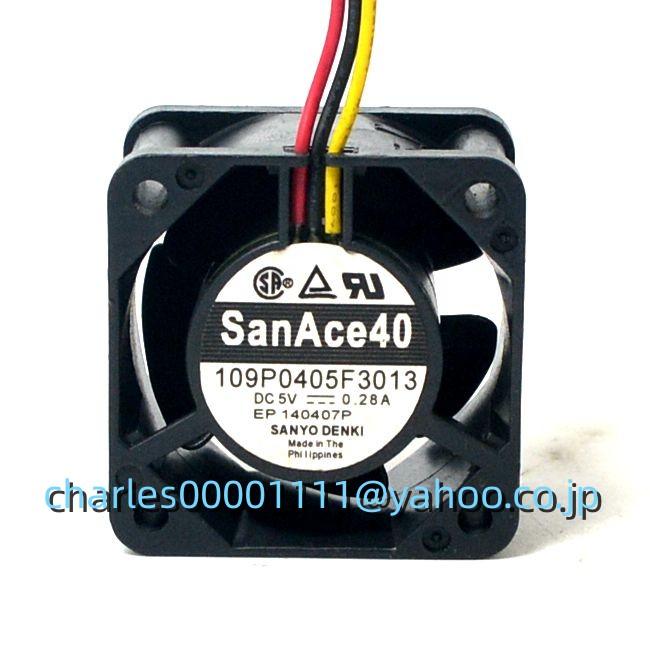 新品 Sanyo 109P0405F3013 4028 5V 0.28A 4cm ファン : EmonoStore