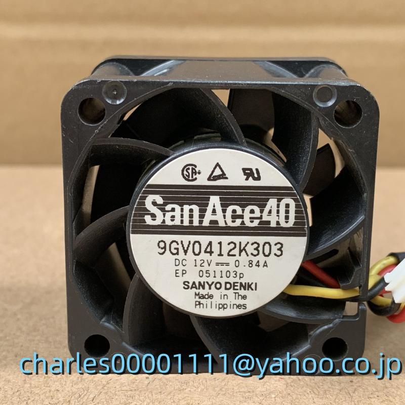 SANYO 冷却ファン 大サイズ 使用感あり 新品 SANYO 12V 0.84A 4028 4CM 9GV0412K303 ファン : EmonoStore