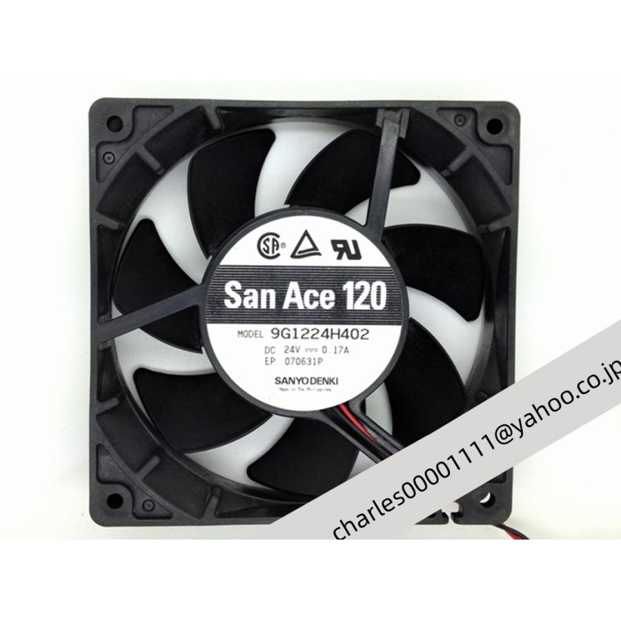 Sanyo Denki 9G1212M401 DC 12V 0.14A 2 Wires / 3 Wires Axial Cooling Fan