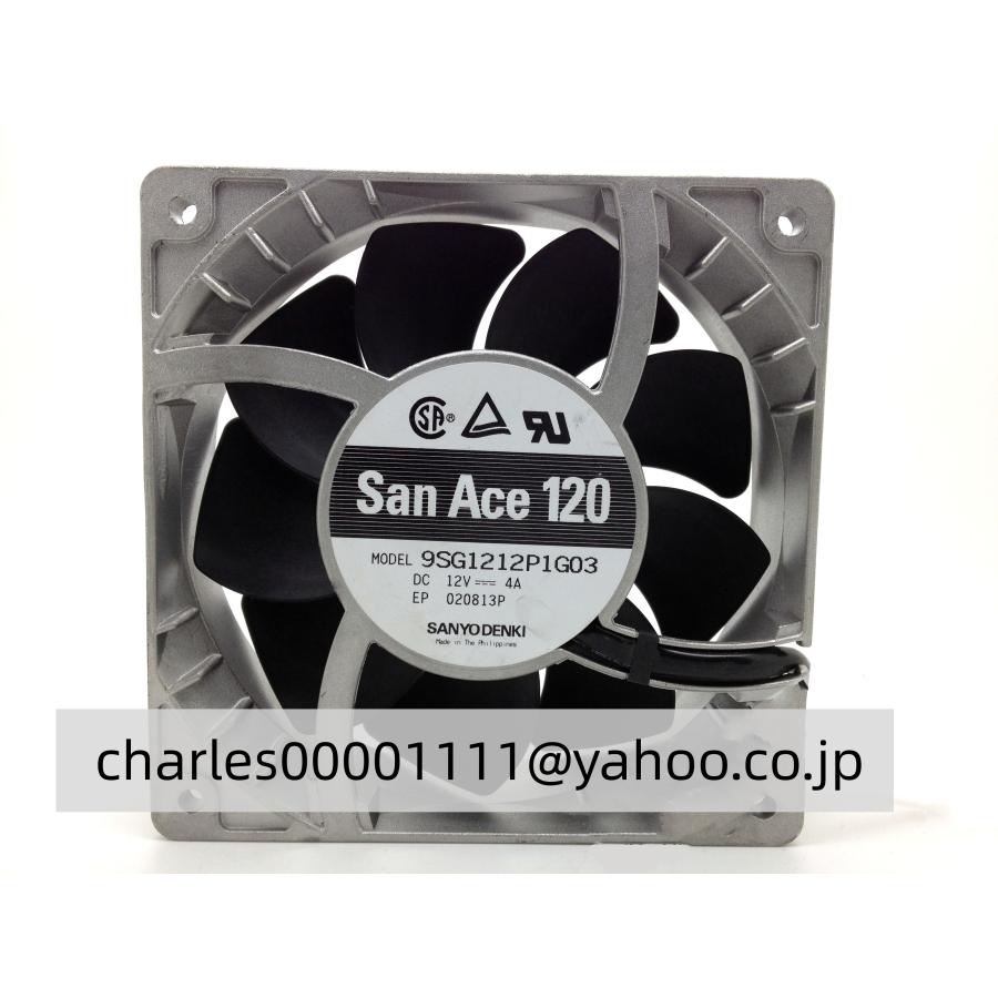 新品 SANYO 12CM 12038 12V 4A 9SG1212P1G03 ファン : EmonoStore