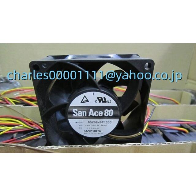 新品 Sanyo 9GV0848P1G041 DC48V 0.84A 8038 9GV0848P1G03 冷却ファン