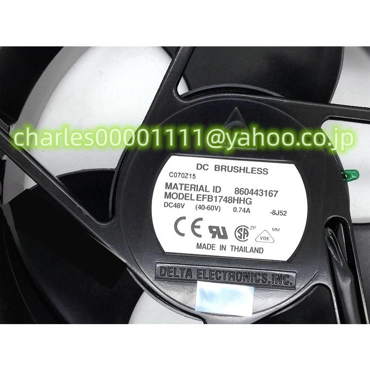 新品 DELAT 17CM 17251 48V 0.74A EFB1748HG 冷却ファン : EmonoStore