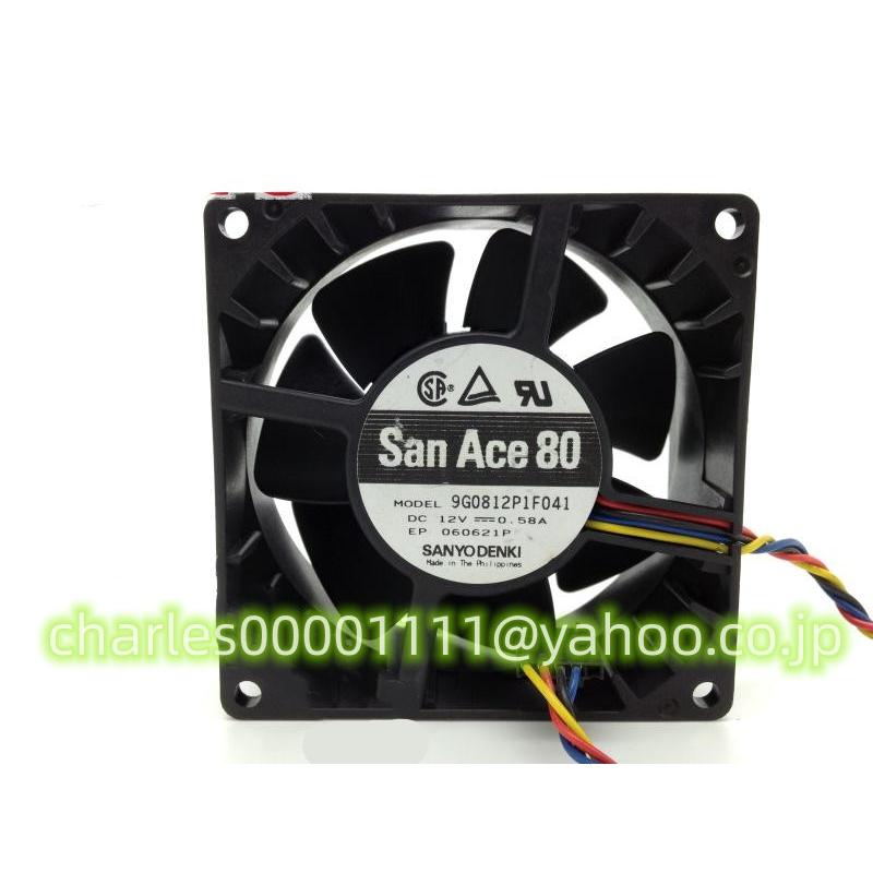 SANYO 9G0812P1F041 8CM 8038 12V 0.58A 冷却ファン : EmonoStore