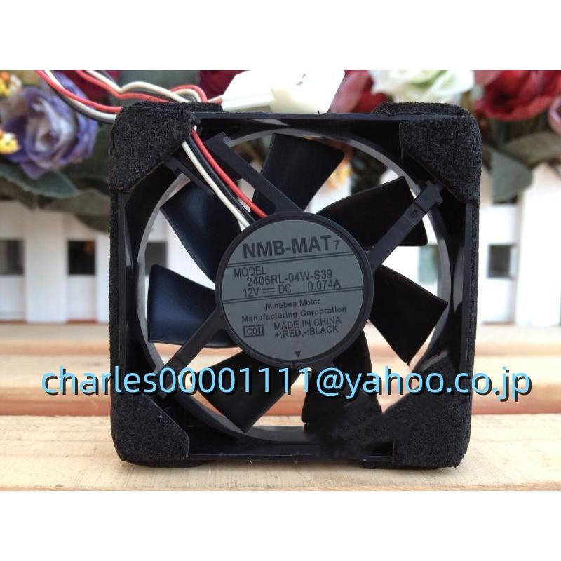 中古美品 NMB 2406RL-04W-S39 冷却ファン 6cm CPU 6015 12v