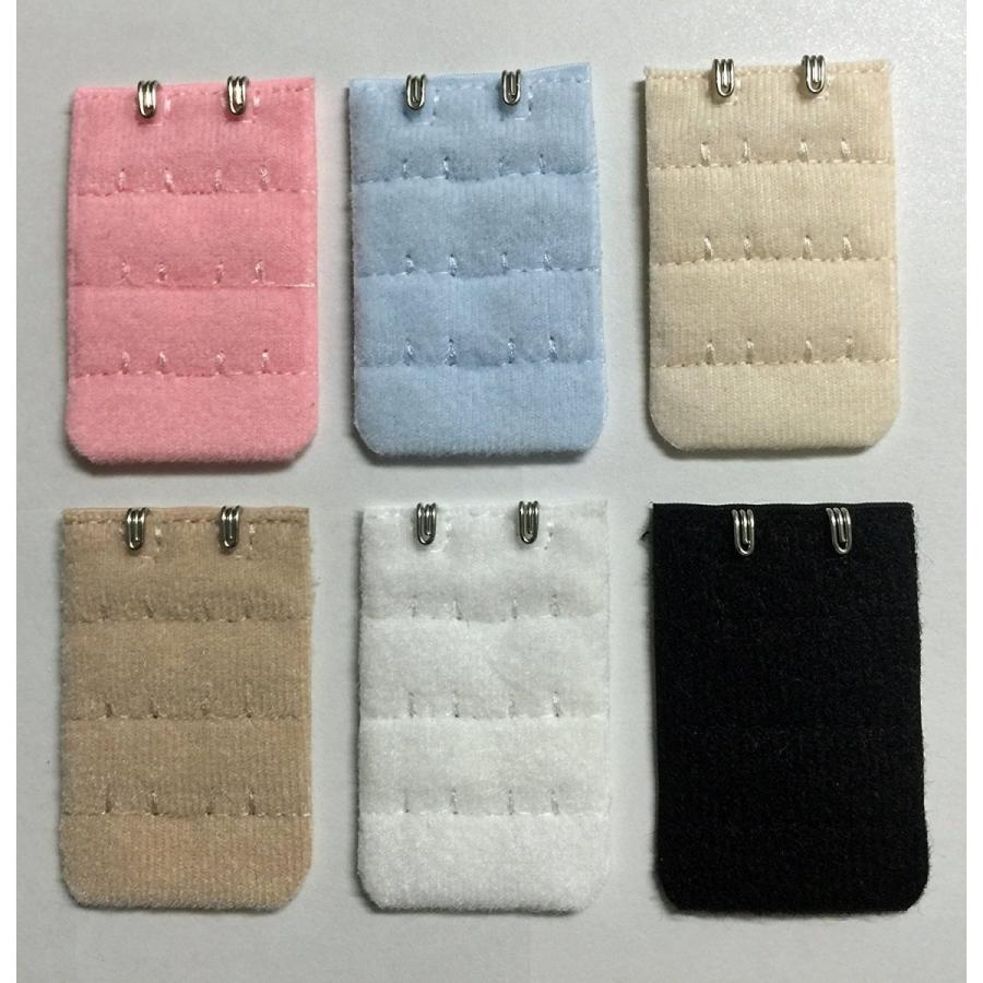 送料無料 お買い得 ブラジャー延長ホック2段6色セット : YIYI店
