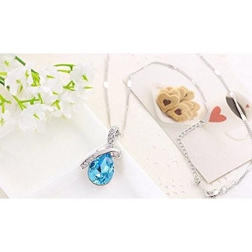 送料無料 お買い得 ペンダントネックレス レディース ティアドロップ