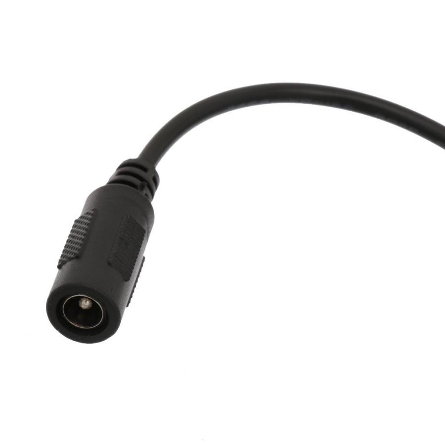 送料無料 変換アダプター ACアダプター用 出力DCプラグ 2.1mm x 5.5mm から micro USB｜yiyi｜02