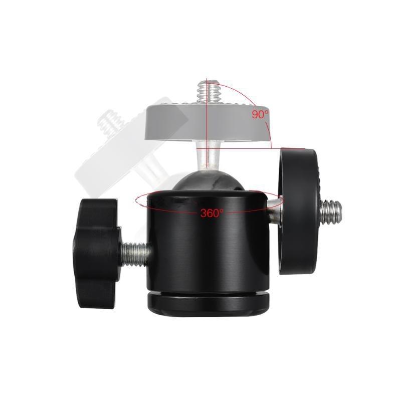 送料無料 DSLR カメラ対応 1/4 ''ネジ 三脚ボール ヘッドブラケット