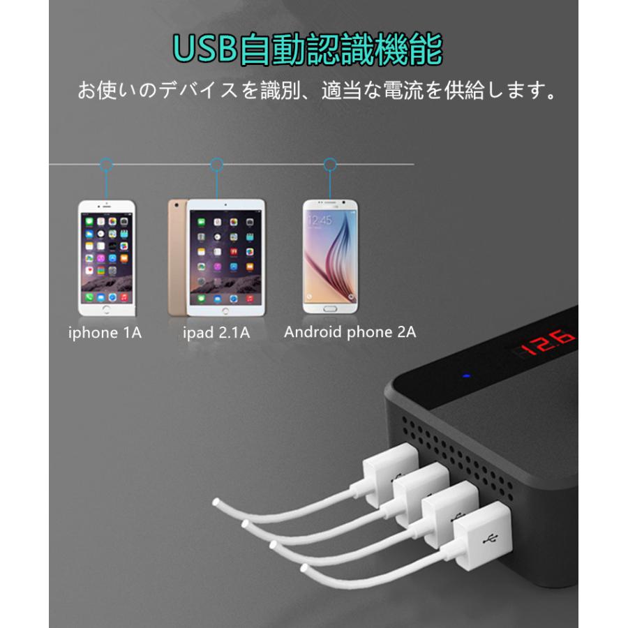 0w パワー インバーター シガーソケット 車載充電器 コンバーター 12 24v車用 Usbポート4口 コンセント2口 Yi 0602 Yiyi店 通販 Yahoo ショッピング