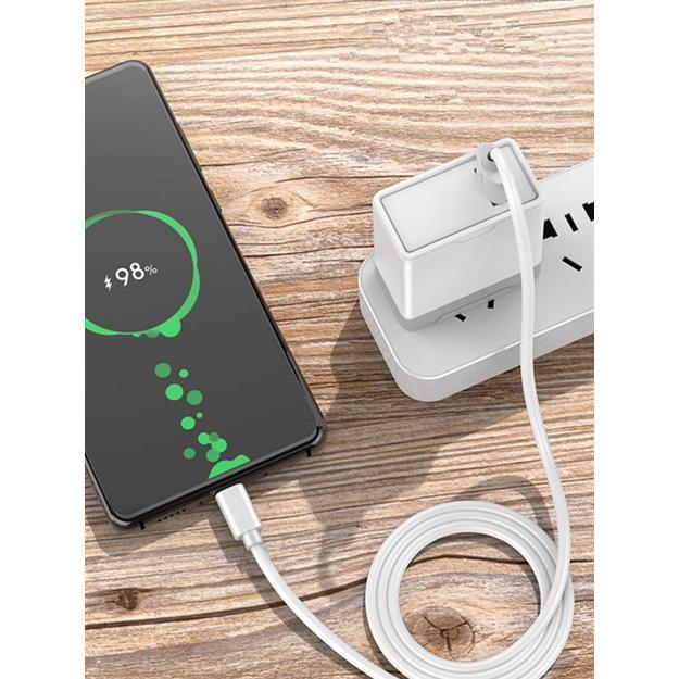 超小型 急速充電器 幅広い互換性 Type-Cケーブル付属 送料無料 USBType C ケーブル 5A 超急速充電Huawei SuperCharge対応