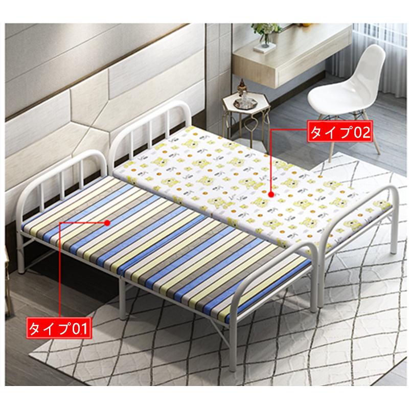 送料無料 折りたたみベッド シングル コンパクト 75×180×41cm 耐 送料無料 折りたたみベッド シングル コンパクト 75×180×41cm 耐