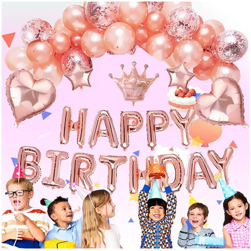 送料無料 誕生日 バルーン飾り付け セット(41点) happy birthdayバースデー バルーン ローズゴールド ゴールド 王冠 風船 :yi-0933:YIYI店 - 通販 - Yahoo!ショッピング 送料無料 誕生日 バルーン飾り付け セット(41点) happy birthdayバースデー バルーン ローズゴールド ゴールド 王冠 風船 :yi-0933:YIYI店 - 通販 - Yahoo!ショッピング