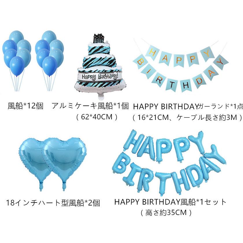 期間限定セール」送料無料 誕生日 バルーン飾りセット 風船 HAPPY