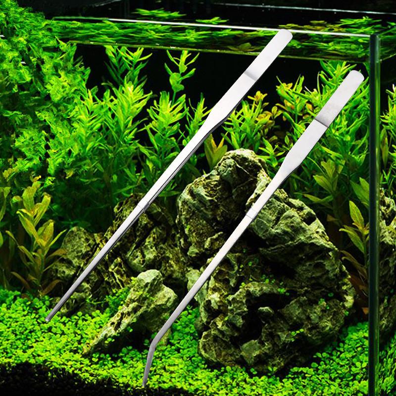 送料無料 水槽 アクアリウムハサミ＆ ピンセット（ストレート