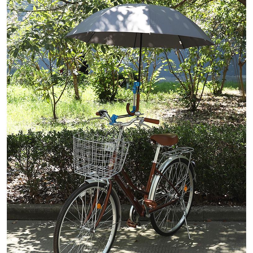 送料無料 自転車傘ホルダー 自転車傘スタンド 傘立て 折り畳み 360度