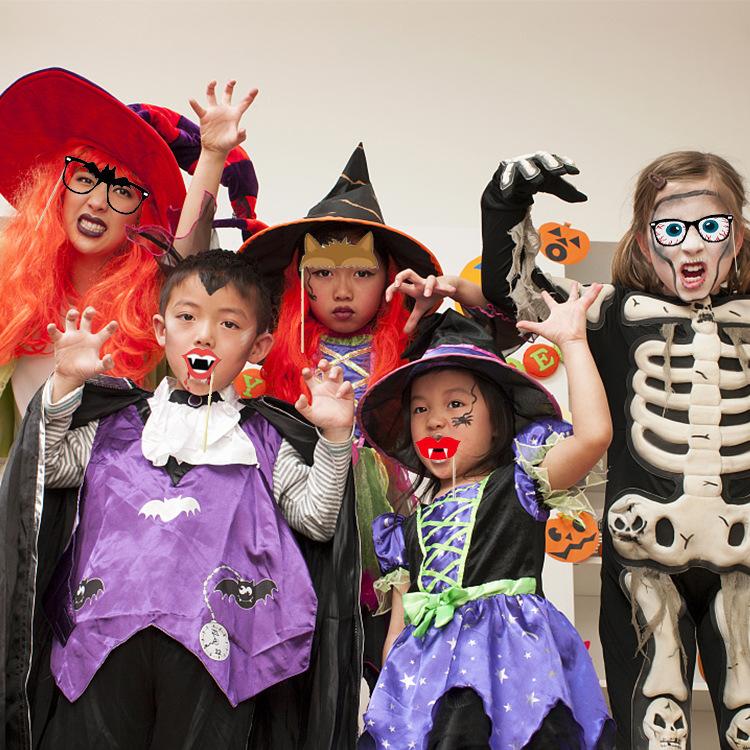 送料無料 ハロウィン フォトプロップス 22枚セット ハロウィーン 飾り