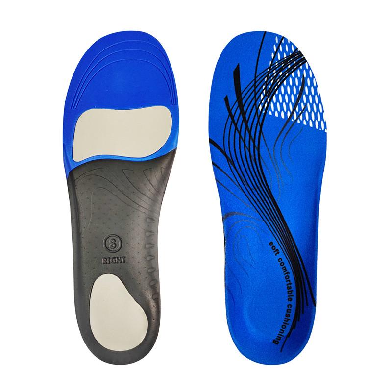 送料無料インソール 扁平足アーチサポート3D アーチ型 土踏まず中敷き