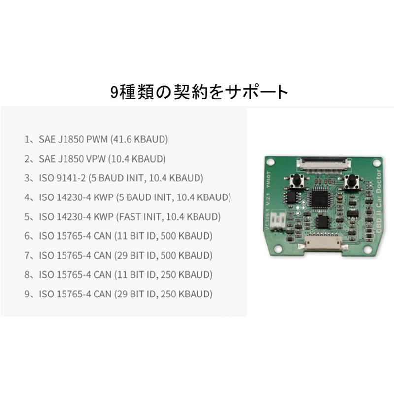 送料無料MS309 OBD2 OBDII車診断ツール 故障診断器 多言語 カー