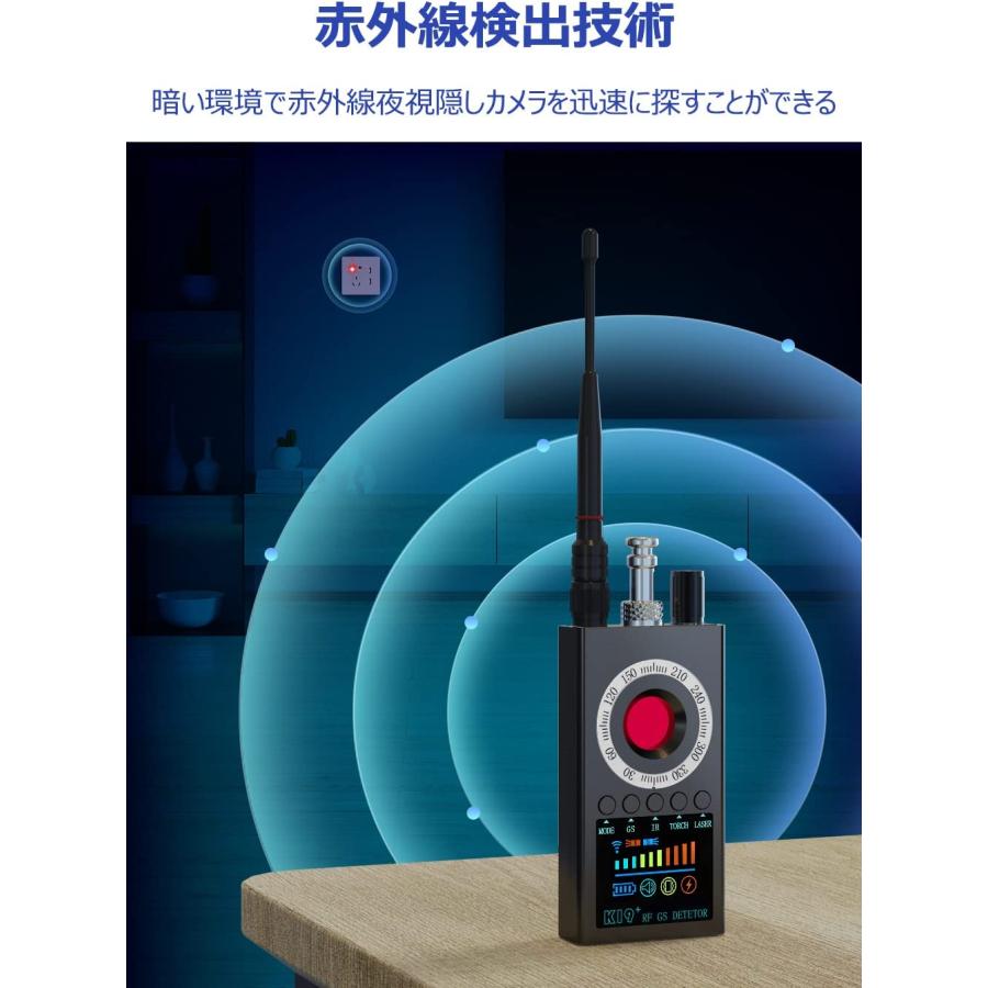 送料無料盗聴器発見機 無音/10段階感度調整 /高性能/高感度/充電式
