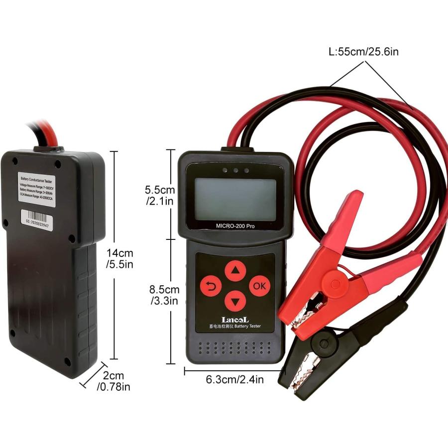 送料無料 期間限定特価 バッテリーテスター 12V 24V バッテリー診断機