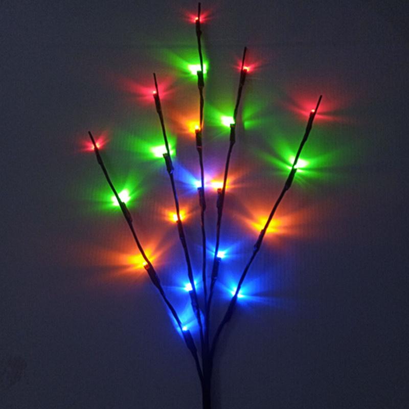青色LEDライト装飾枝　#イルミネーション 送料無料 LEDイルミネーション ライト 枝型 1本20球 枝ライト