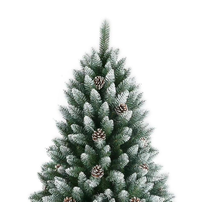 クリスマスツリー 北欧風人工クリスマスツリー 150cm 雪化粧 人工